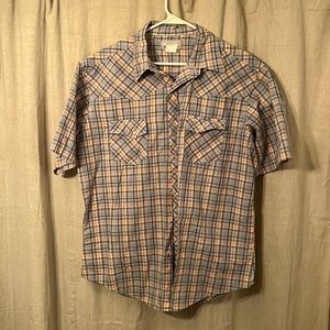 Wrangler, pearl snap shirt